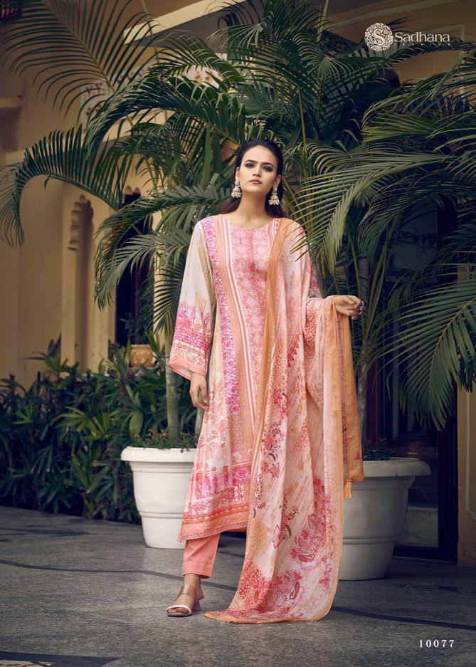 Ryssa By Sadhana Heavy Muslin Silk Printed Salwar Kameez Wholesale Shop In Surat